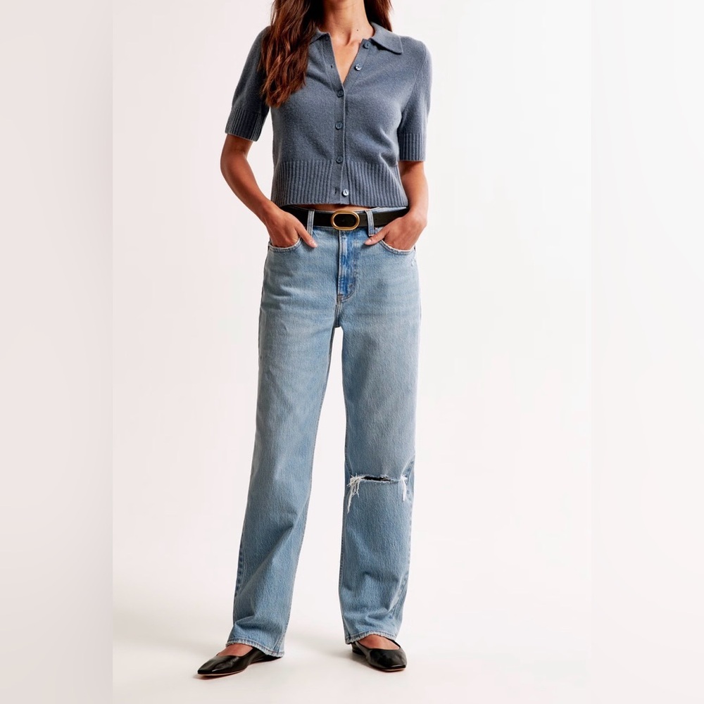 Abercrombie & Fitch Vintage Straight High rise